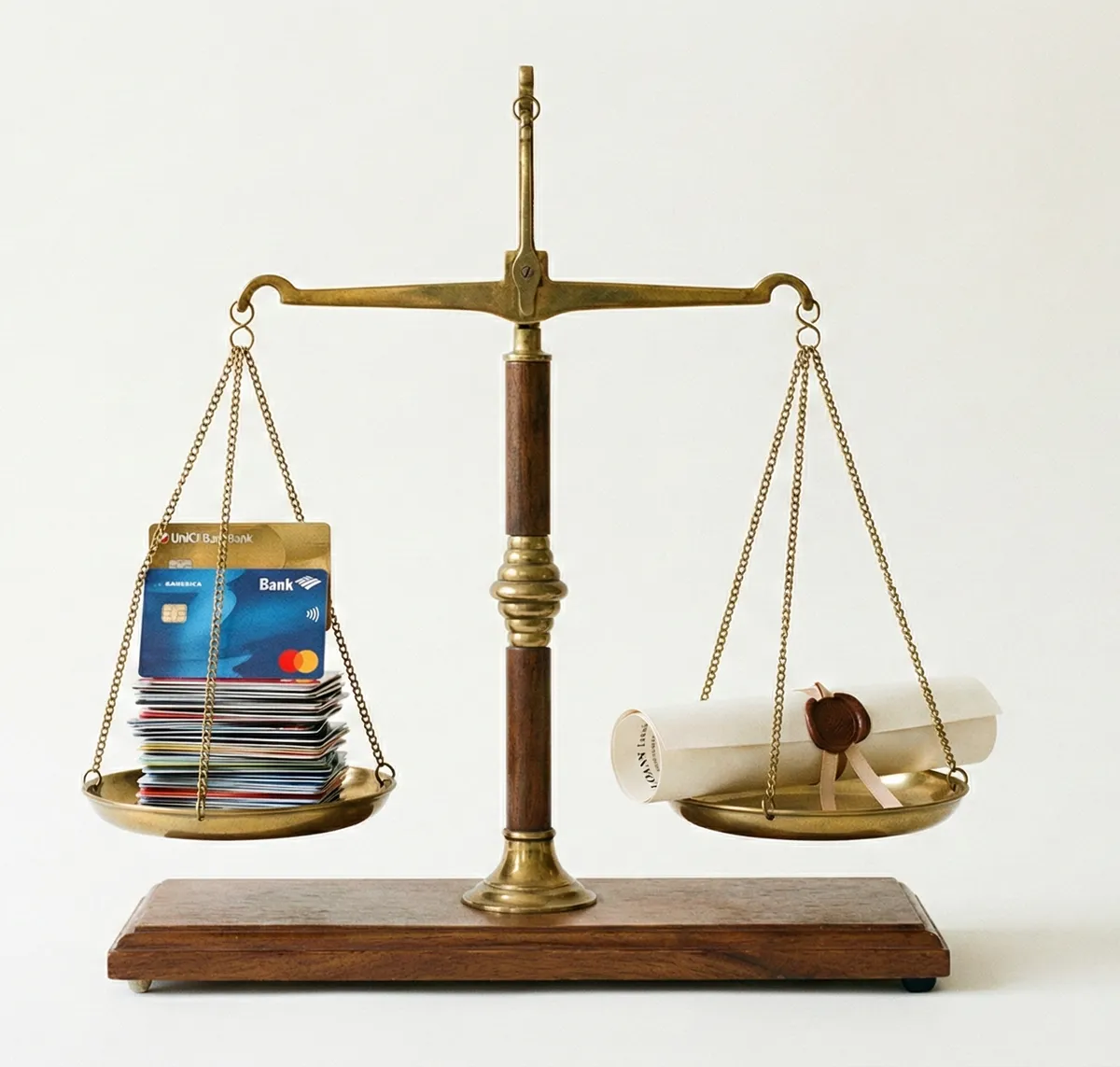 Debt balance comparison