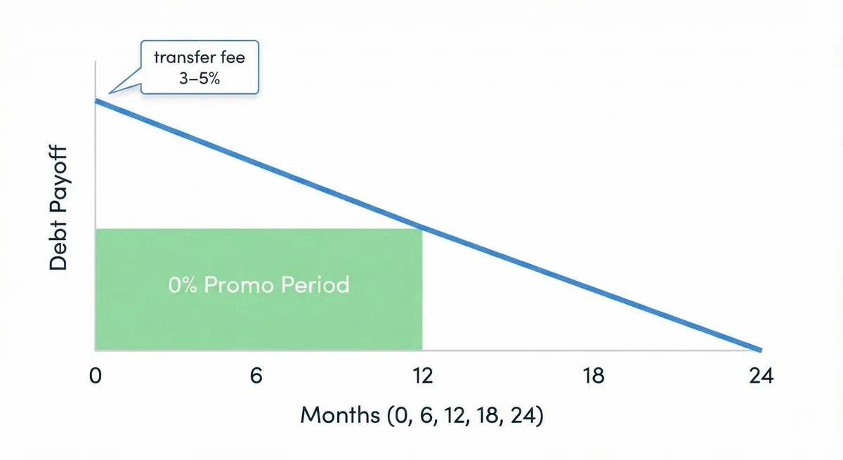 Paydown timeline visual