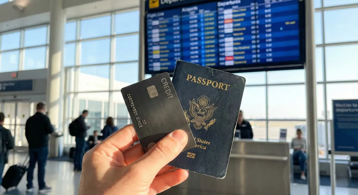 No foreign transaction fee travel concept