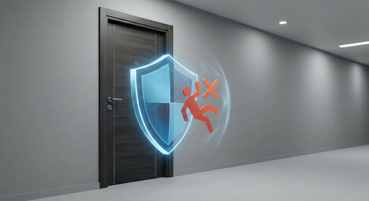 Shield concept representing renters liability protection