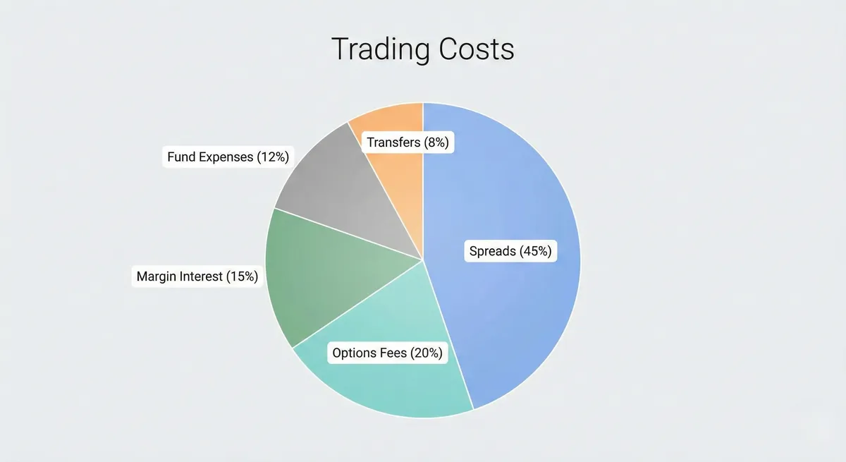 Trading cost breakdown